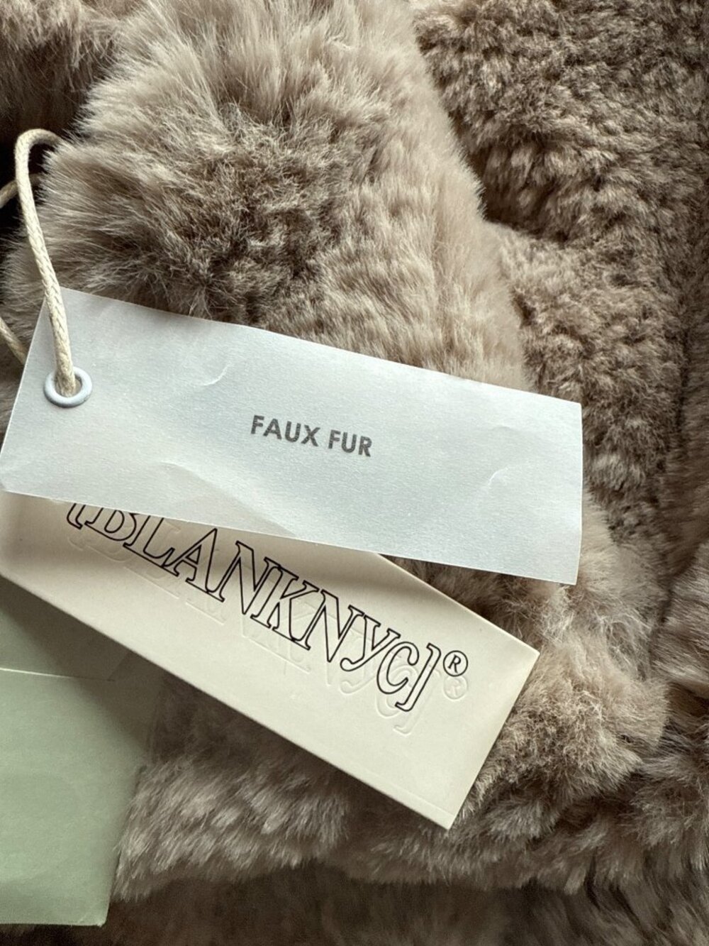 BLANKNYC cropped faux fur jacket, size XS, brand new with tags. - Picture 7 of 8